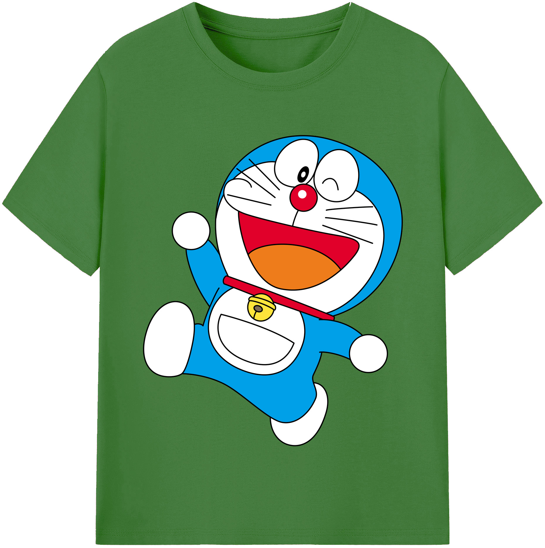 （画像用） ドラえもん Doraemon レディースカジュアルプリントTシャツ（綿100％）